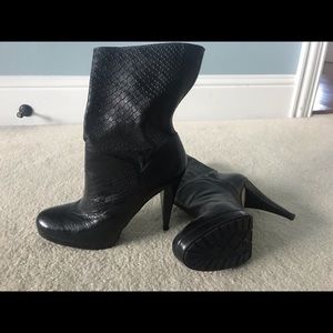 Cole Haan Nike Air low rise boots, worn once!